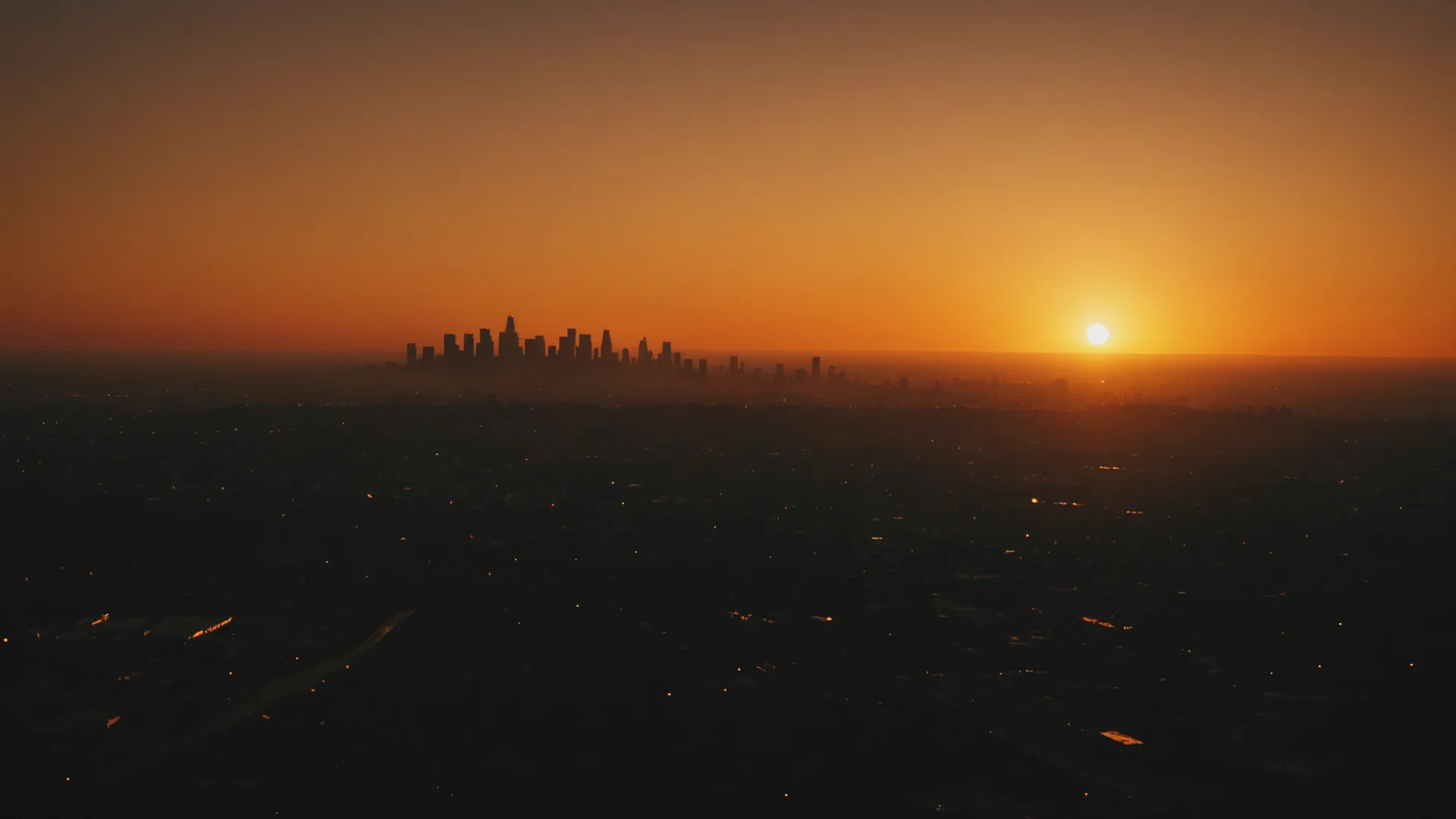 LA golden hour cinematic atmosphere for journal section